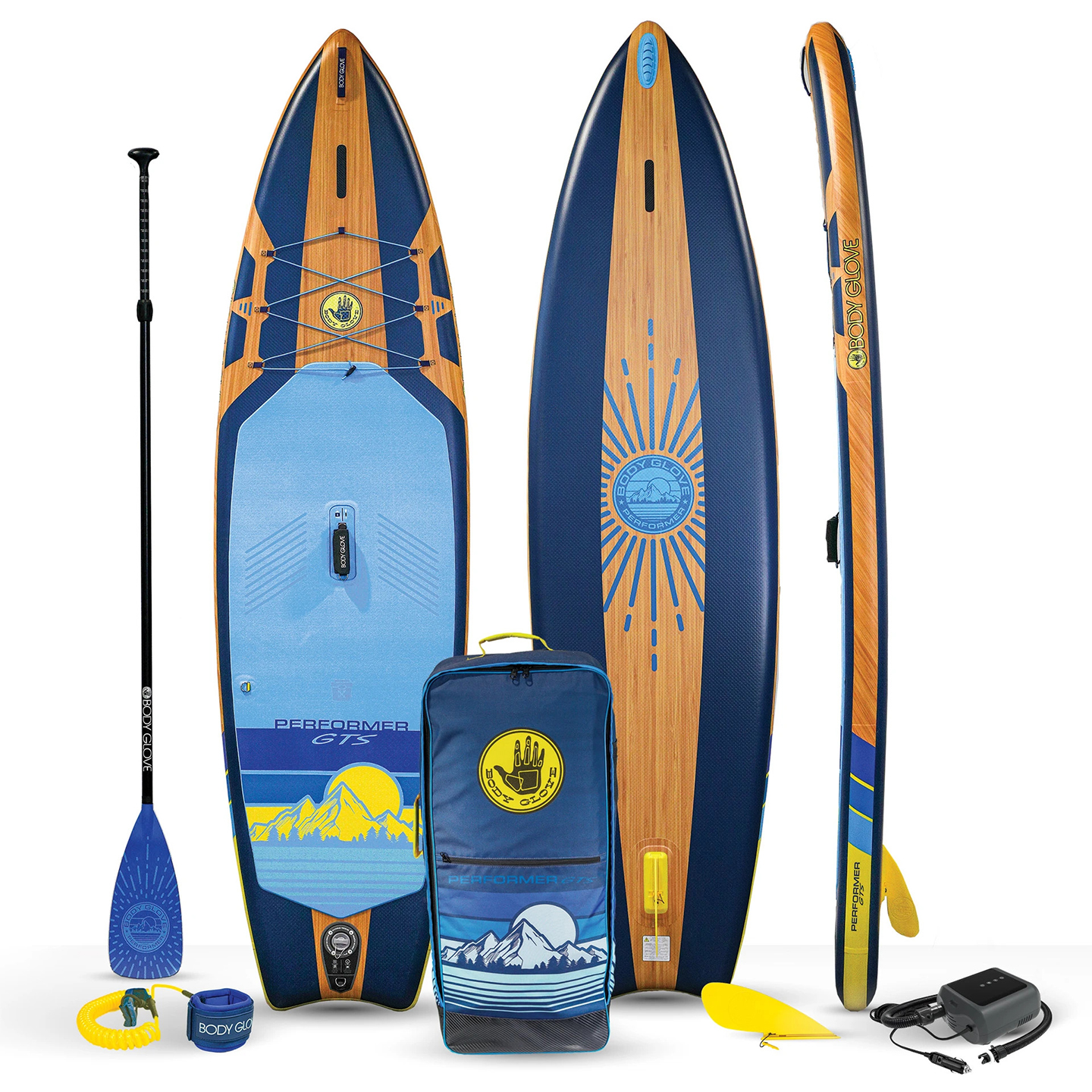 站立式充气可折叠冲浪板