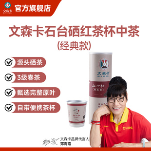 文森卡石台硒红茶杯中茶3级春茶1.5g*10杯(经典款)