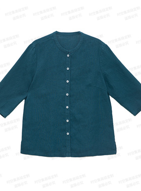 【时空集原创正品】100%汉麻FS5H0011-1秋季高级中国式女高级衬衫