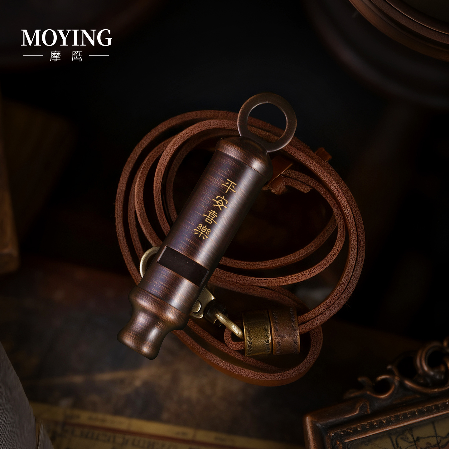 复古一战冲锋全金属铜口哨