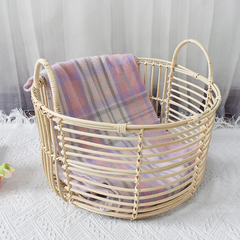新品手工印尼藤毛巾筐藤编脏衣篮酒店毛巾收纳筐浴室手提脏衣篮筐,收纳整理,脏衣篮,淘宝优惠券,粉丝福利购,淘宝优惠卷