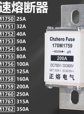 170M1756 170M1755 170M1754熔断器170M1753 170M1751 170M1750