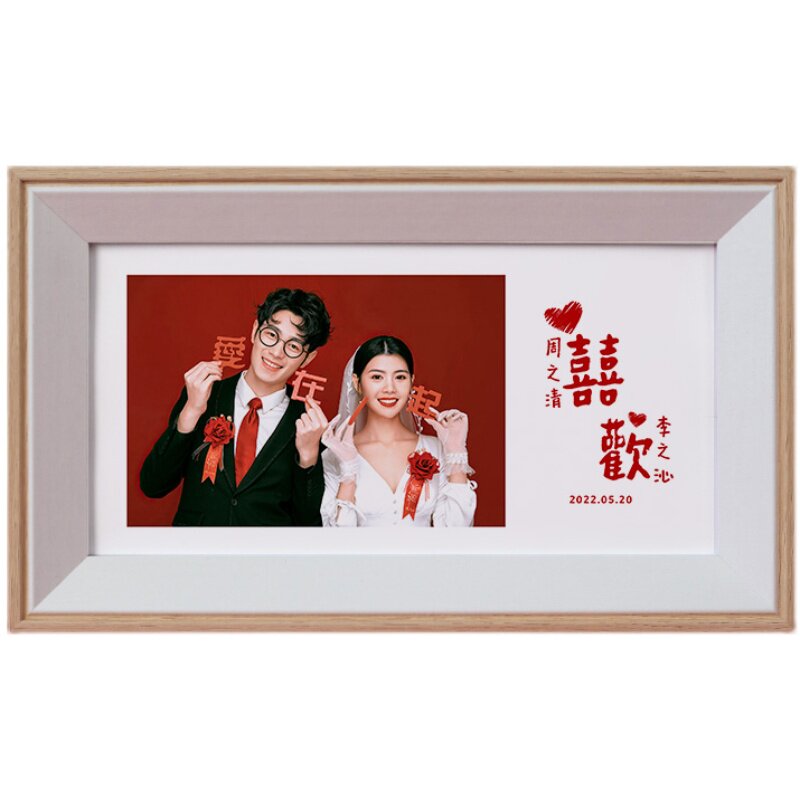 放结婚登记照周年纪念大相框6寸diy定制作洗照片做成摆台相片打印