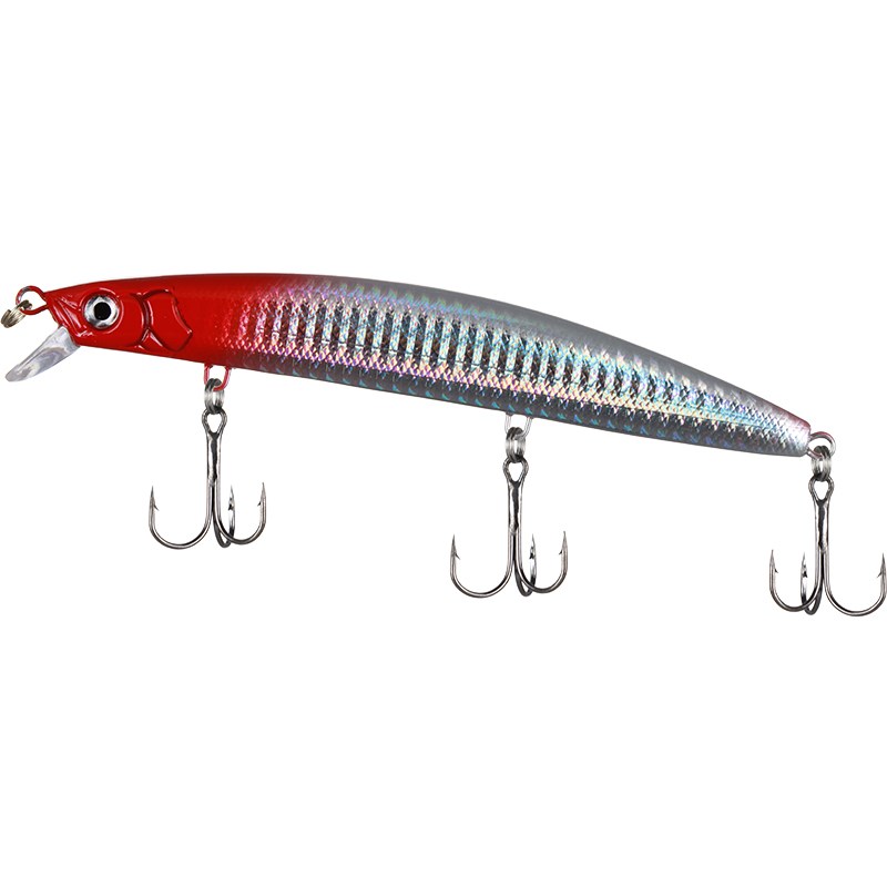 远投浮水米诺三钩深潜悬浮米诺路亚假饵硬饵海水淡水翘嘴鲈鱼通杀