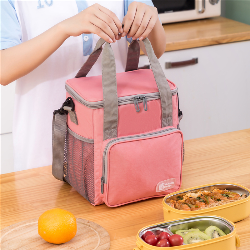 保温饭盒袋子铝箔加厚上班族带饭包手提袋大容量饭桶手提包便当包