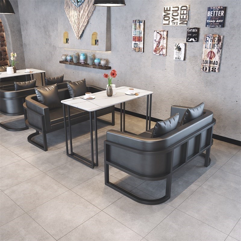 酒吧桌椅卡座工业风餐厅音乐咖啡厅餐吧烧烤饭店清吧商用沙发餐桌
