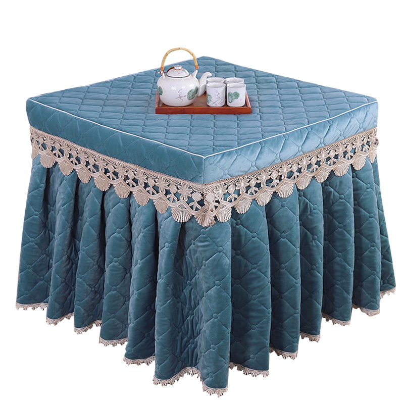 烤火炉电暖桌烤火桌子罩套被正方形取暖桌布电暖炉电炉罩加厚家用