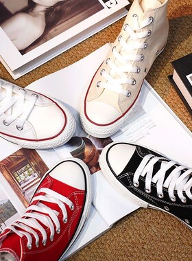 MARS GEOME/火星几何帆布鞋2025新夏季透气鞋子女鞋经典黑色板鞋