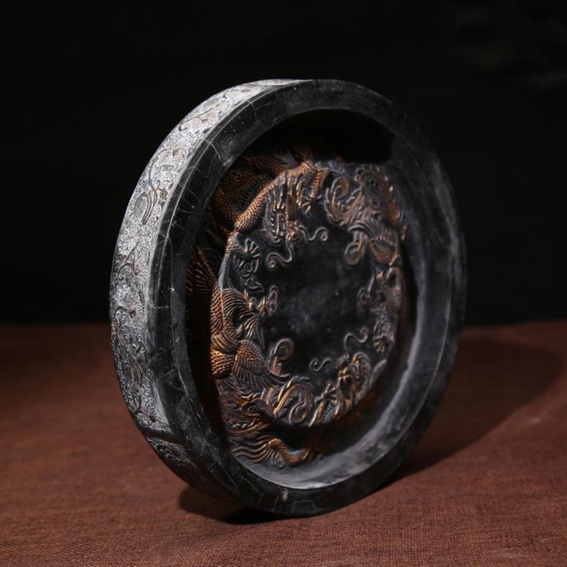 古法二十七两工艺收藏精品实用摆件老墨文房四宝墨条墨锭墨块徽墨