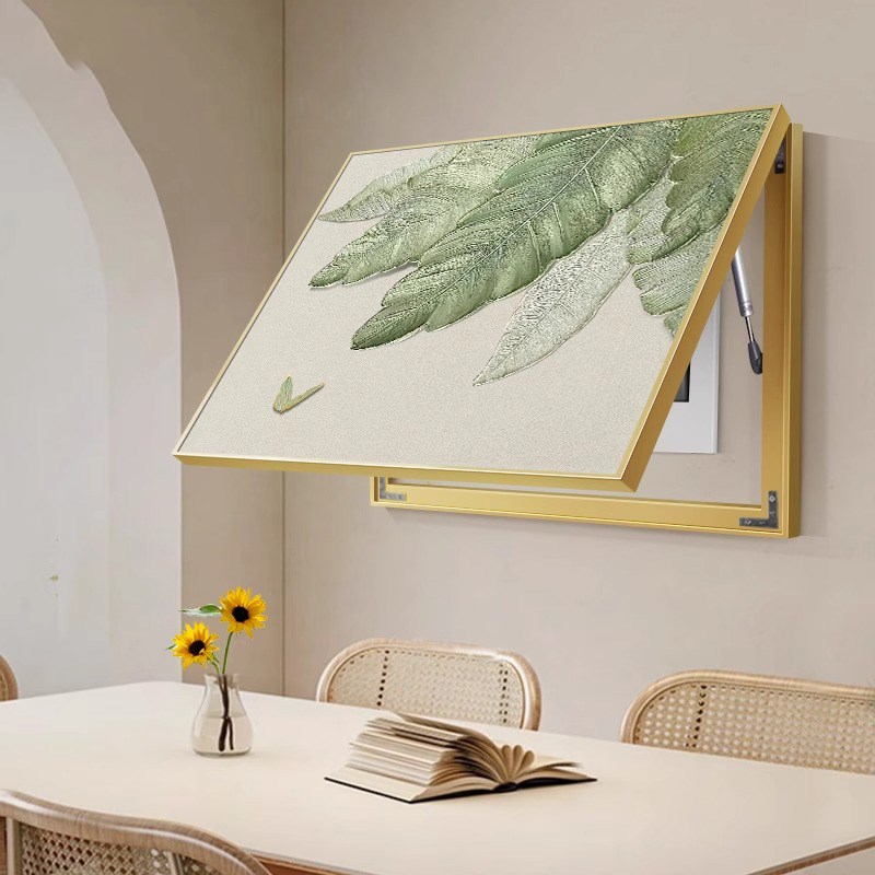 2024新款电表箱装饰画网红高级感电闸箱遮挡挂画配电箱弱电箱遮丑