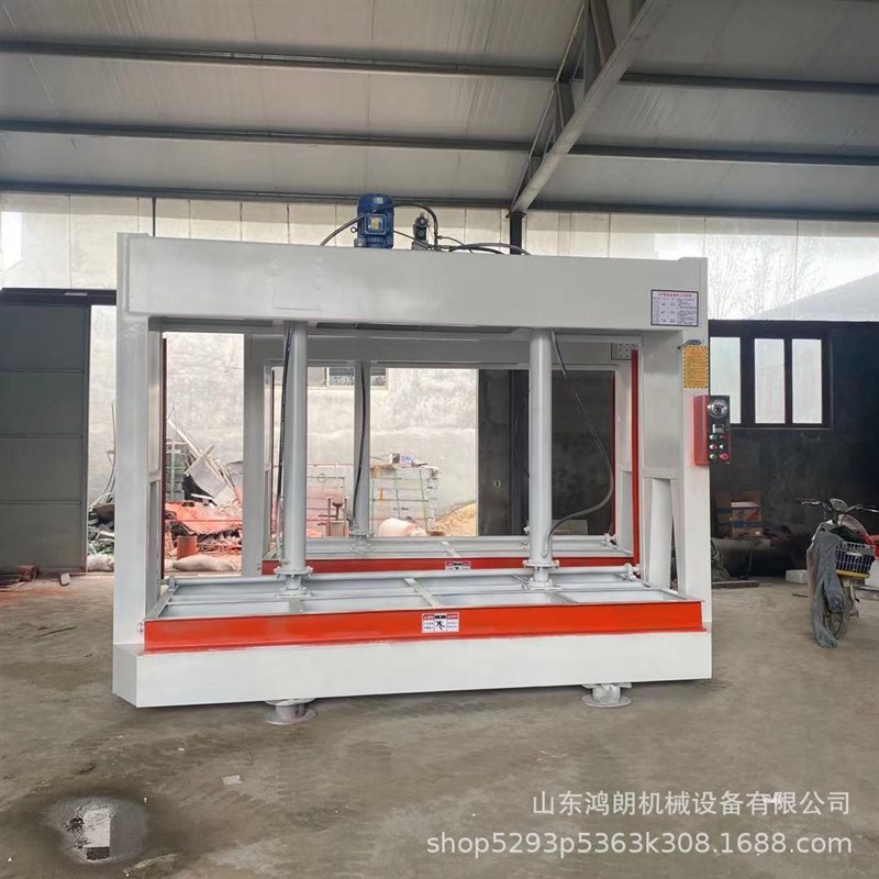 分段木工全自动胶合板冷压机 多层木板木工冷压机自动压板