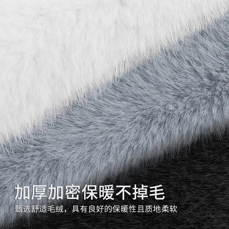 汽车坐垫冬季毛绒座垫单片后排车内小车座椅套车垫2024新款座套Z