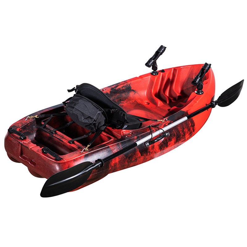 轻便钓鱼艇  加厚硬PE皮划艇 钓鱼船 舟钓 单人皮划艇 改装钓鱼艇