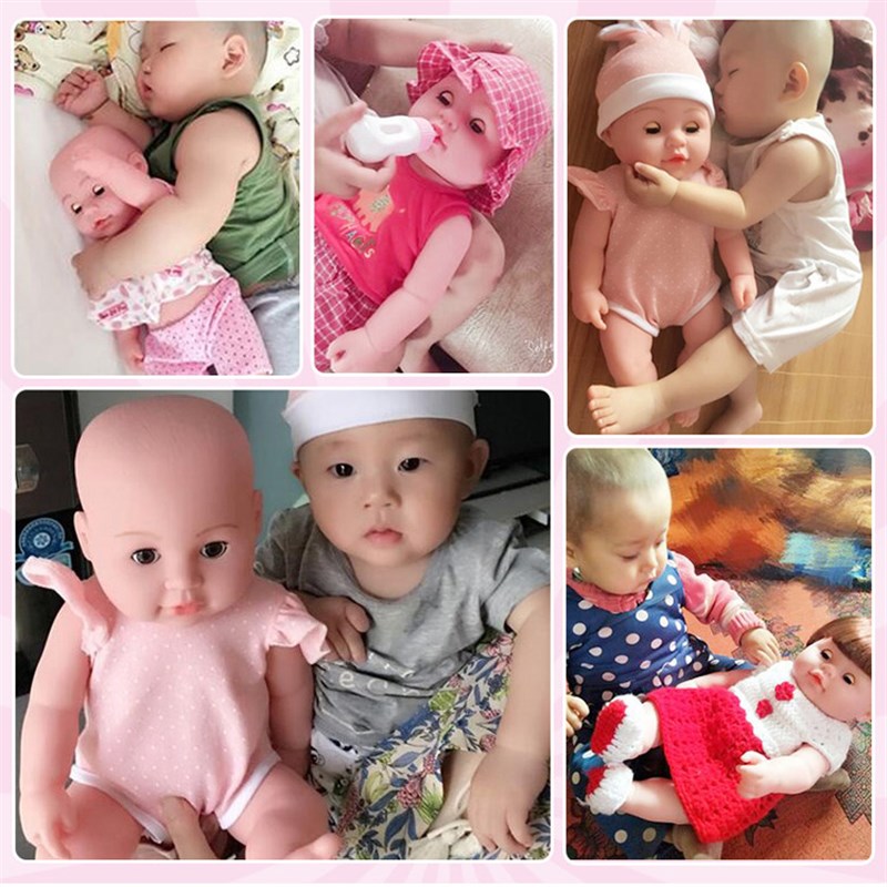儿童仿真娃娃玩具女孩全软胶婴儿睡眠宝宝会说话的智能硅胶洋娃娃