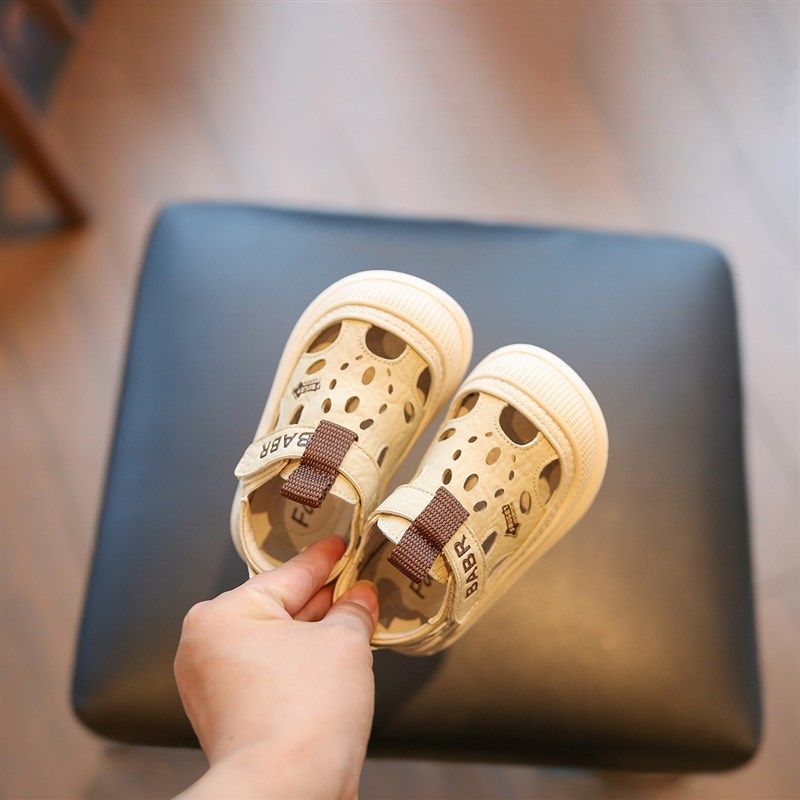 夏季婴儿鞋子男宝宝鞋学步鞋1一2-3岁女宝透气鞋软底小童鞋凉鞋春