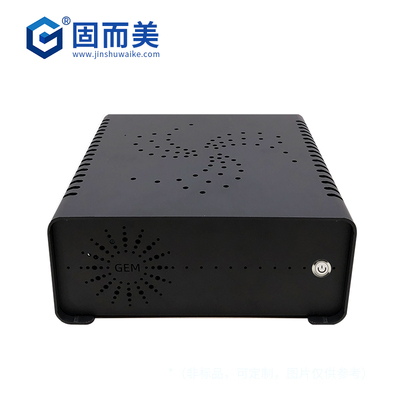 固而美miniitx机箱卧式迷你主机外壳铝合金钣金电脑壳子支持定制