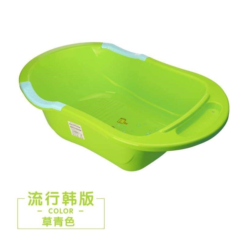 儿童宝宝洗澡盆婴儿用品婴儿沐浴盆大码加厚环保塑料桶结婚大红色