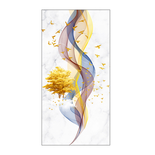 麋鹿线条亚克力透光板定制艺术玻璃吊顶走廊过道吊顶玻璃灯箱板