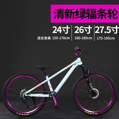 速降成人土坡车/山地车/自行车/变速表演车/男女学生减震碟刹油刹