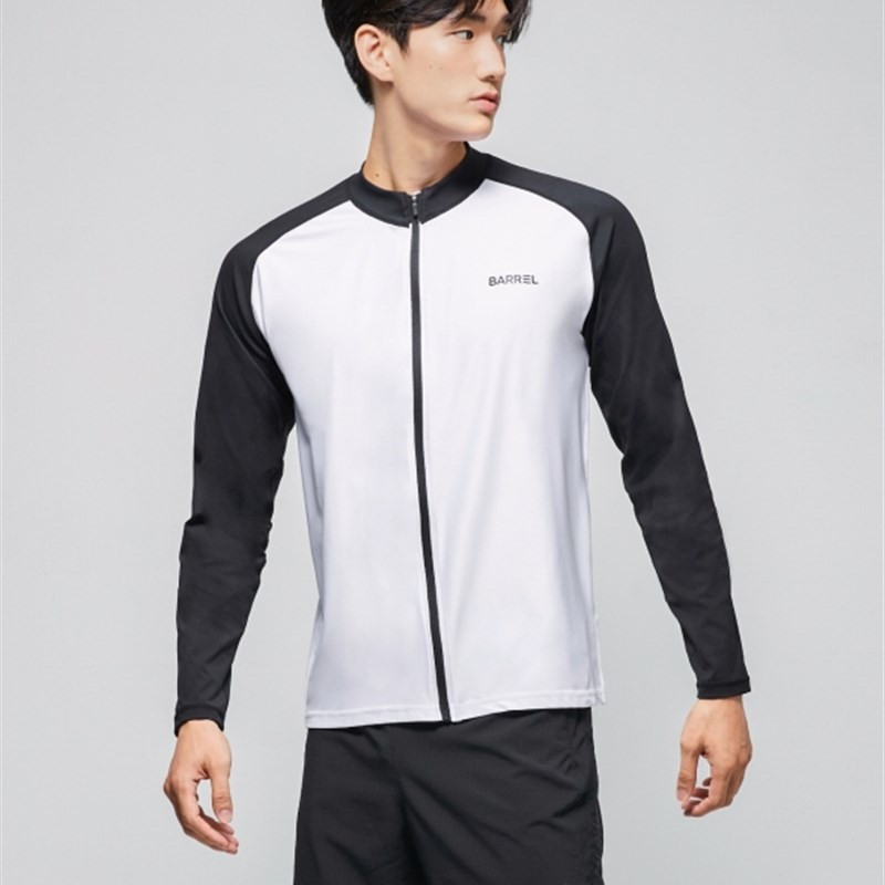 韩国潜水服男士速干防晒三亚水母冲浪服显瘦温泉分体泳衣长袖长裤