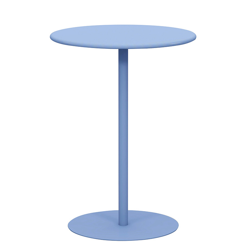 户外简约网红阳台餐桌奶茶店咖啡桌吧台小圆桌子会议洽谈接待桌椅