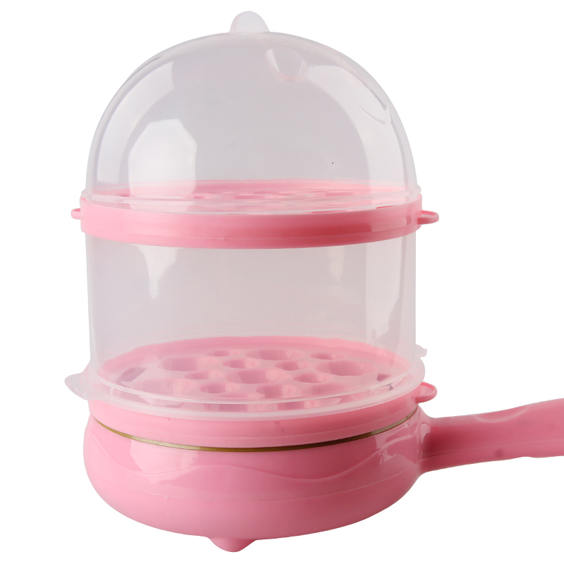 12cm迷你插电煎蛋电锅平底锅宿舍早餐不粘小锅家用 电饼铛 烙饼机