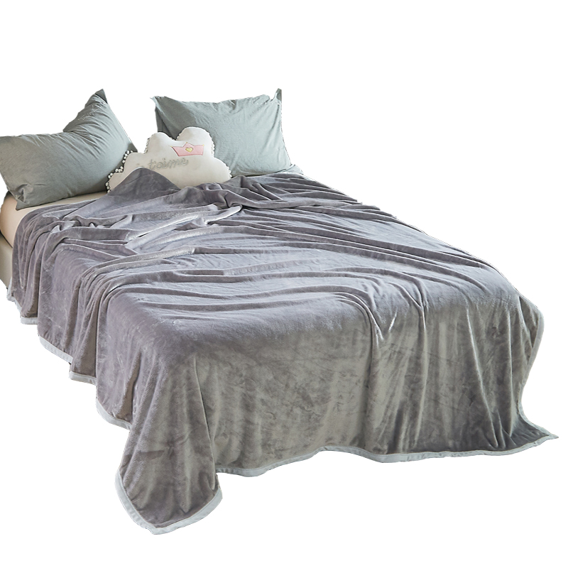 毛绒面床单单件冬款珊瑚毛毯牛奶法兰绒毯被单加绒冬季防滑男夏季