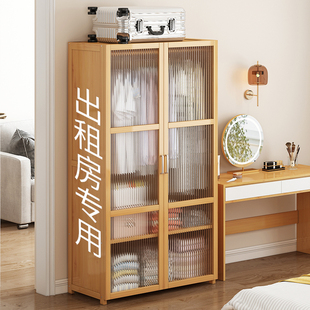 美式小衣b柜卧室推拉门衣橱组装现代简约结实耐用出租房用简易儿