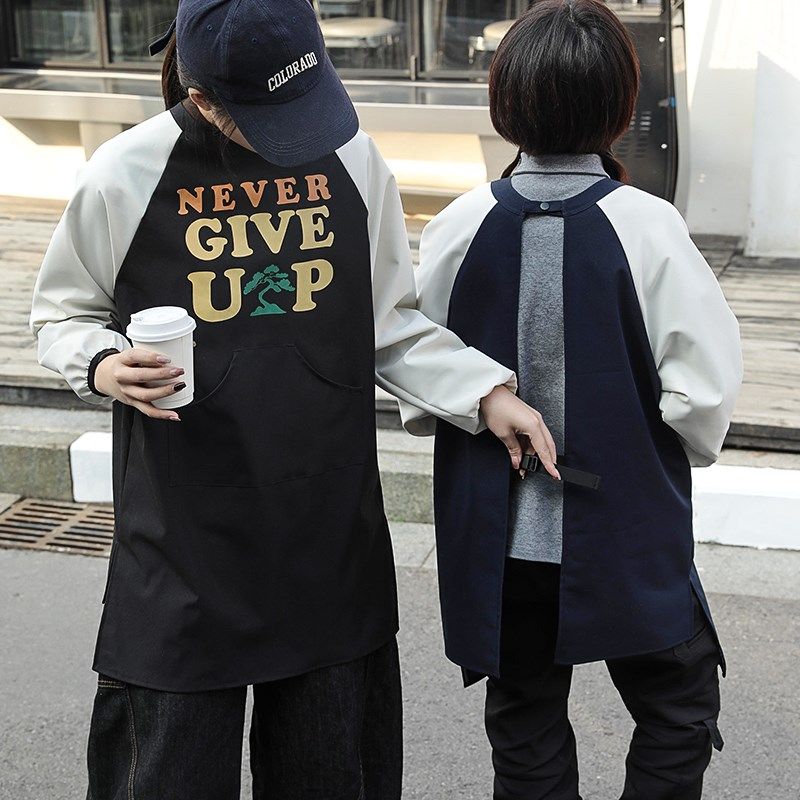 新款长袖防水罩衣围裙 防油防污厨房家用烘焙专用咖啡师工作服,家庭/个人清洁工具,围裙,淘宝优惠券,粉丝福利购,淘宝优惠卷