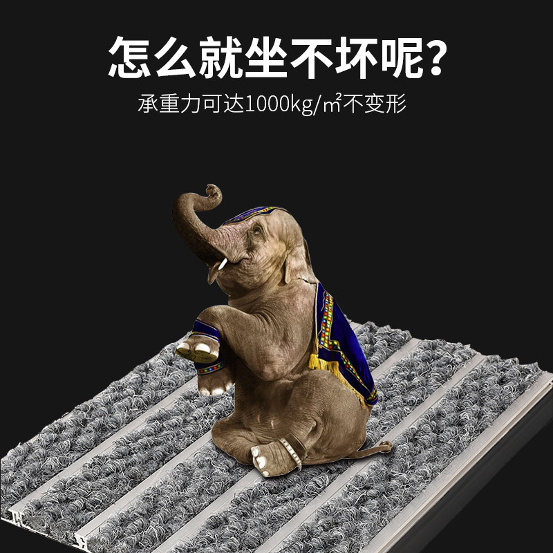 铝合金地垫地毯防尘商用防滑大门口刮泥垫定制不锈钢门垫除尘脚垫,居家布艺,家用脚垫,淘宝优惠券,粉丝福利购,淘宝优惠卷