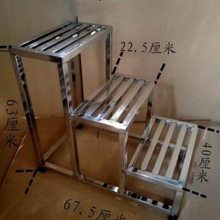不锈钢304材质脚踏凳家用梯台阶踏步两二三四步梯台阶凳室内梯凳