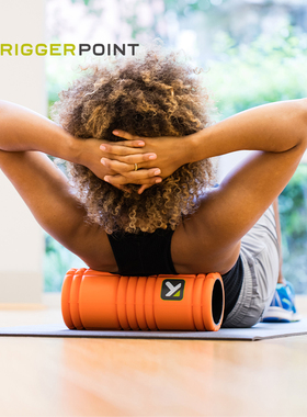 triggerpoint泡沫轴肌肉放松滚轴腿部专业瑜伽柱健身滚轮按摩器材