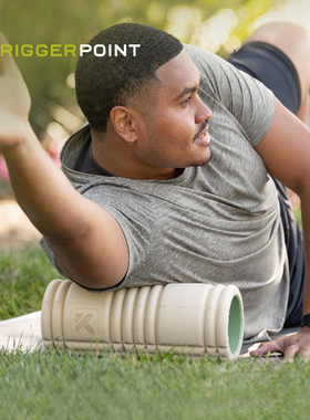 triggerpoint泡沫滚轴肌肉放松泡沫轴专业按摩健身环保可回收材质