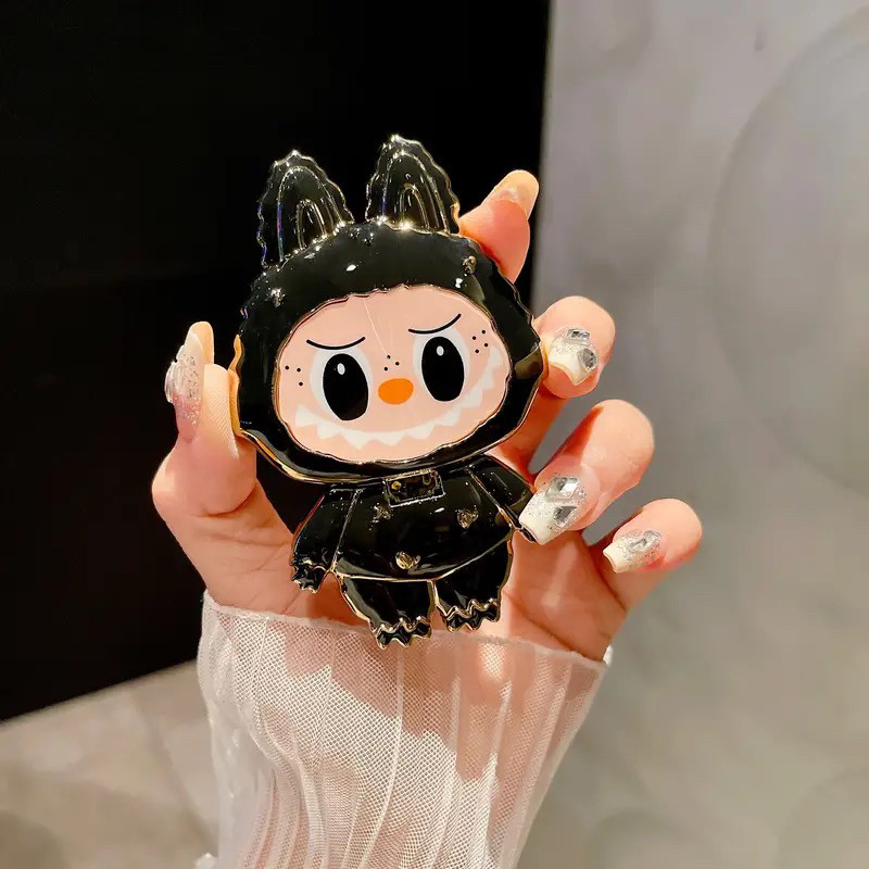 Labubu Charm! Cute 360° Rotating Mirror & Phone Stand - Taobao product photo 5