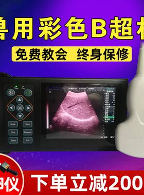 兽用B超机猪用b超机羊牛用b超彩色大屏幕手提b超机高清便携检孕仪