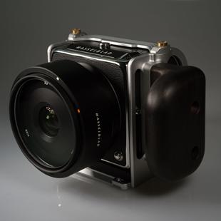 Lanhorse月光银色哈苏907x保护兔笼 兼容哈苏控制手柄 檀木手柄