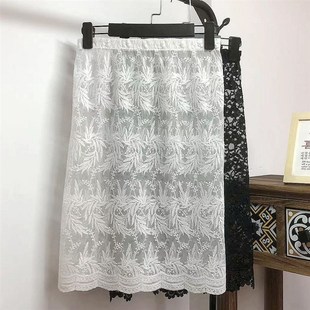 半身内衬裙打底裙里衬裙汉服防旗袍内衬裙走光安全裙子中长版女