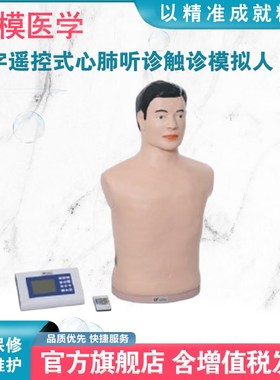 弘模HOM/XF数字遥控式心肺听诊触诊模拟人(单机版)体格检查模型