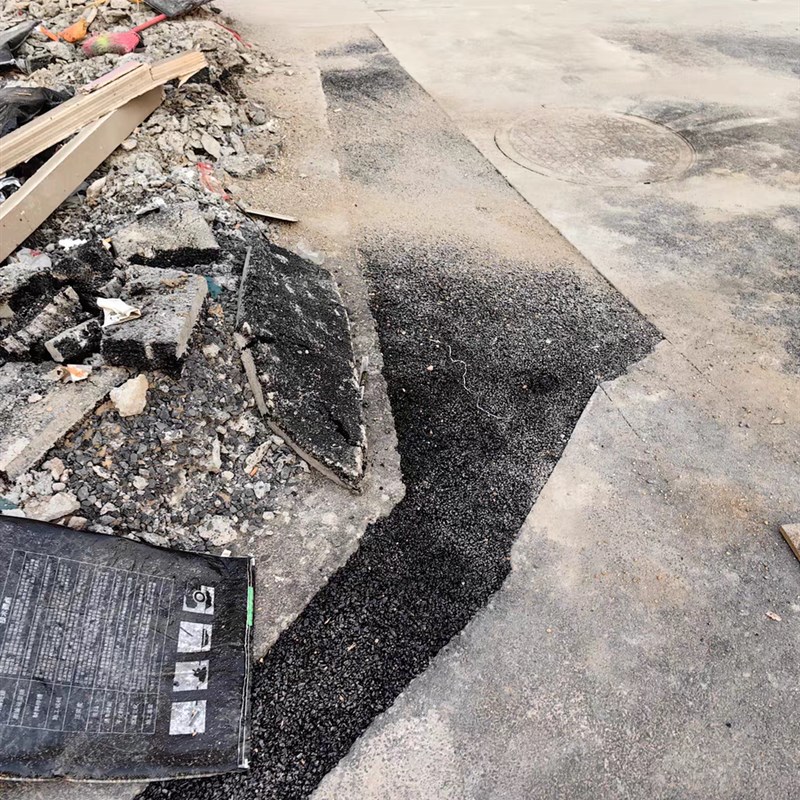 沥青路面修补料改性沥青冷柏油道路坑洼填补洞道路快速修