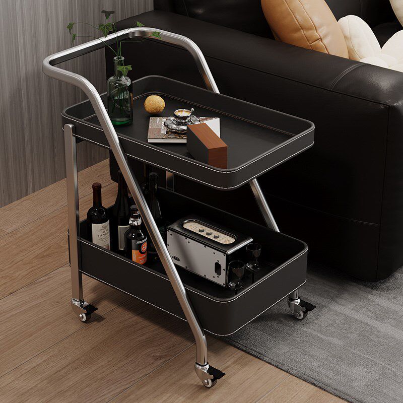 零食置物小推车客厅书房卧室轻奢高级感可移动带轮边几床头茶几