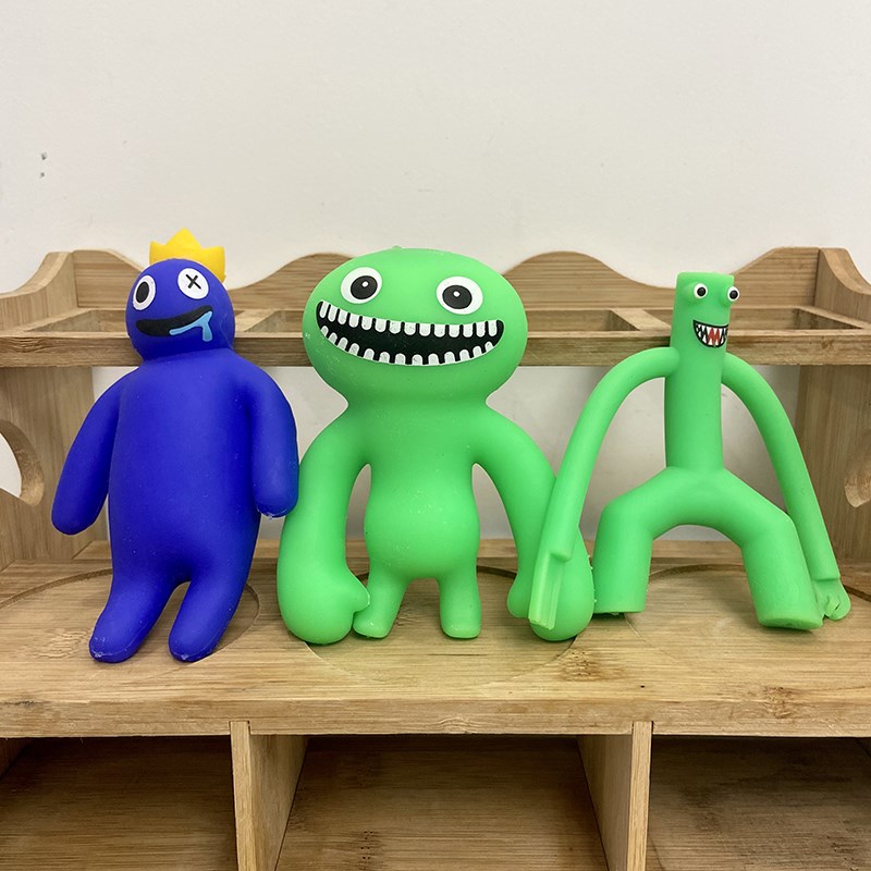 班班幼儿园捏捏乐garten of banabn plush怪物绿班班儿童解压玩具