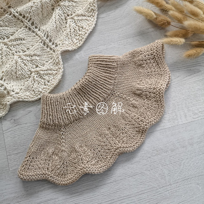 艾琳围脖图解编织教程