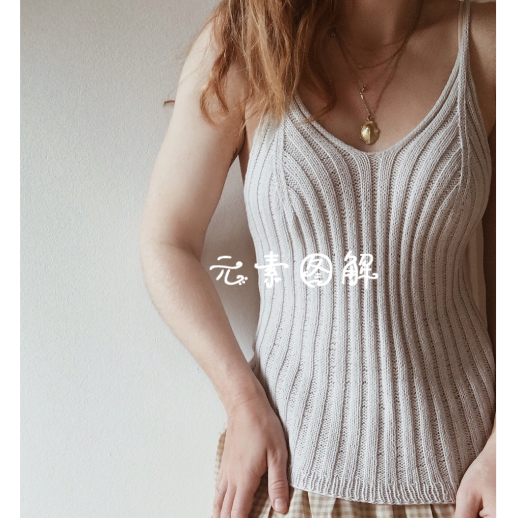 丹麦女孩吊带图解编织教程