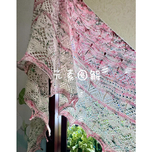 524Romi神秘织2024迷雾之路 披肩围巾编织图解教程中文字版非视频