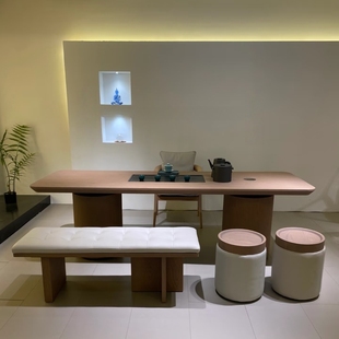 茶桌大师设计现代简约网红同款 实木中式 家具氛围招待用办公用家用