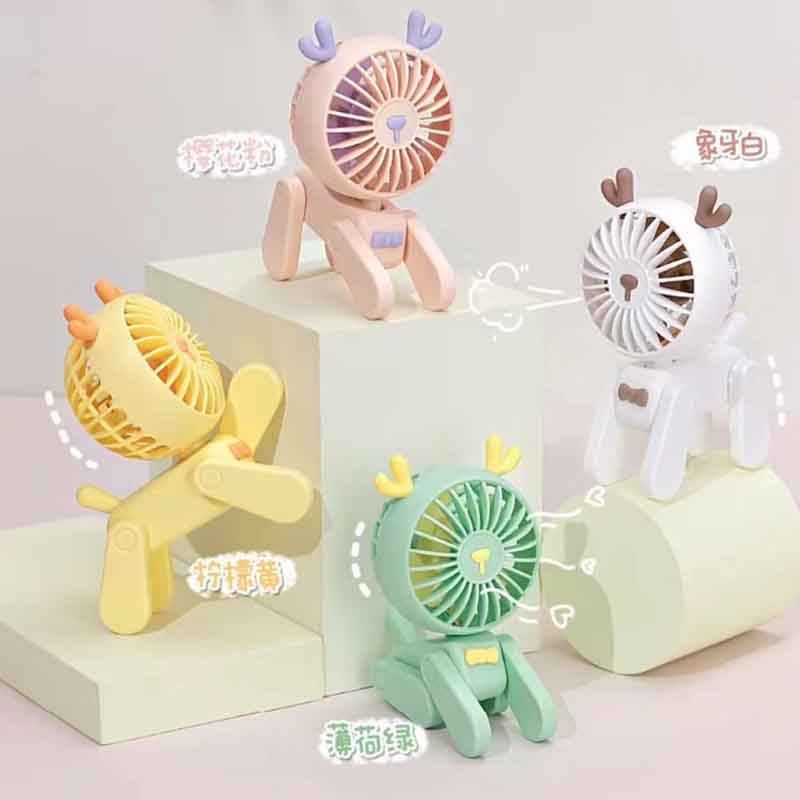 可爱卡通桌面台式电风扇礼物新usb立体小狗迷你手持风扇充电学生,居家日用,迷你风扇,淘宝优惠券,粉丝福利购,淘宝优惠卷