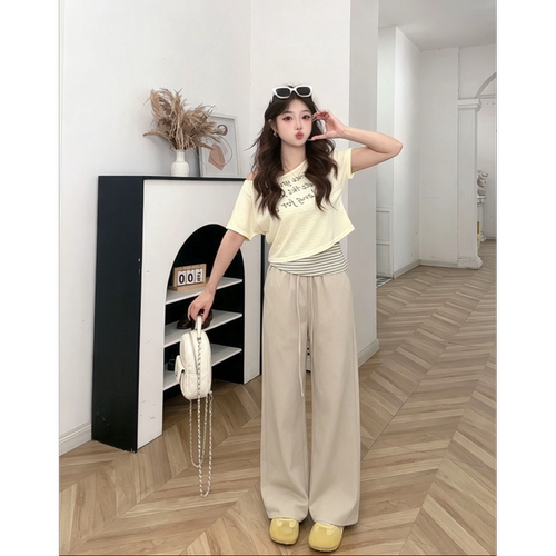 IEF/爱依服【小个子】2026新款夏季梭织裤宽松休闲百搭显瘦裤子