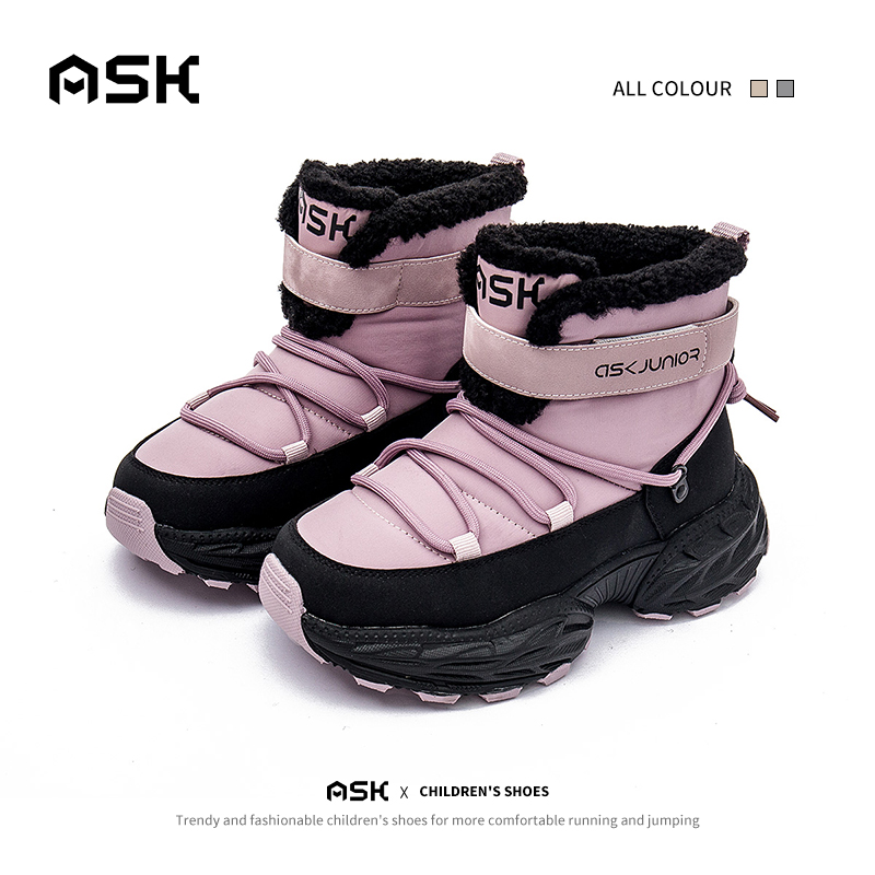 加绒加厚户外保暖雪地靴