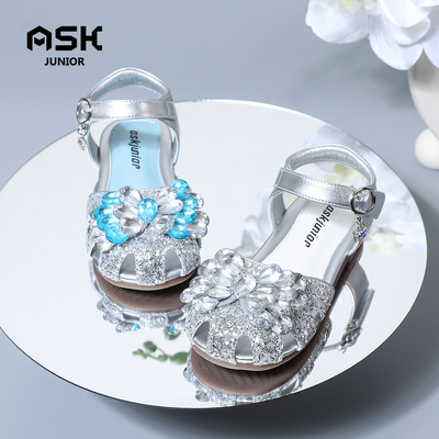 女童凉鞋2025夏季新款时尚公主鞋