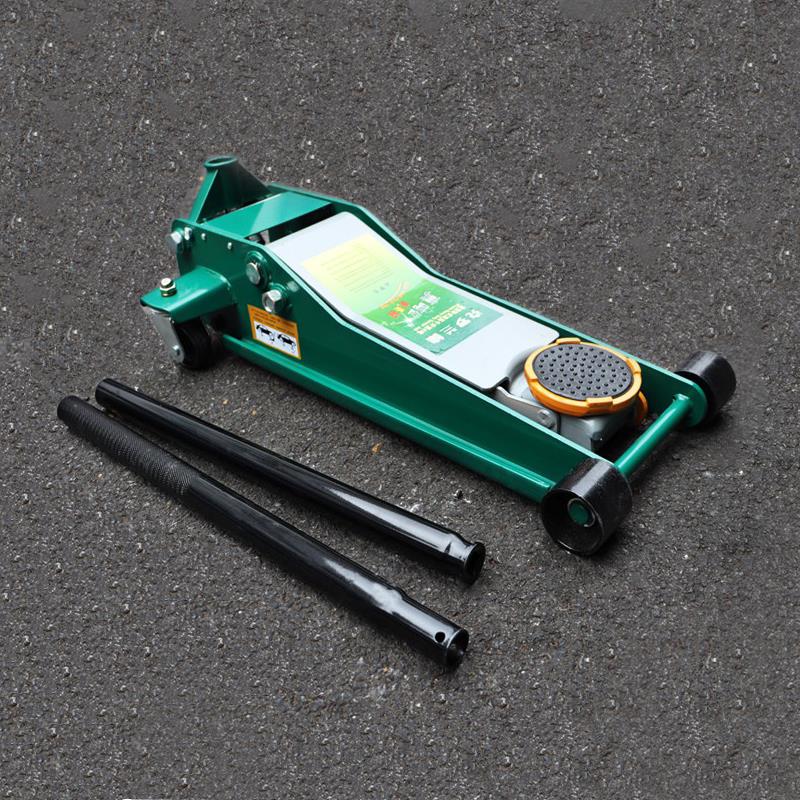 克罗兰德汽车维修液压千斤顶车用 3t4吨加厚卧式双泵低位